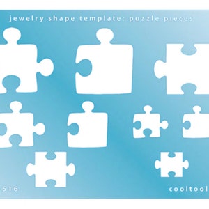 Jewelry Shape Template - Puzzle Pieces