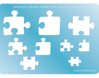 Jewelry Shape Template - Puzzle Pieces