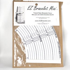 EZ Bracelet Sizer Gauge Travel Size - New