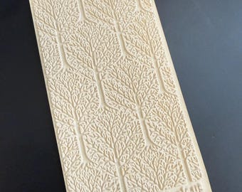 Unmounted Texture Stamp Tile - Lost In The Woods Embossed