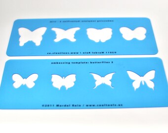 Embossing Template Set - Butterflies set of 2