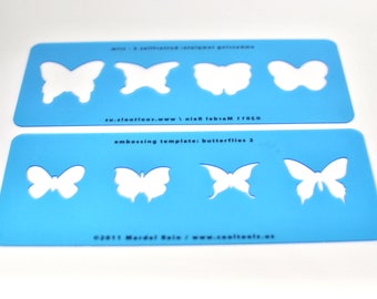 Embossing Template Set - Butterflies set of 2