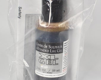 The Beadsmith XL Gel Liver of Sulfur Extended Life Gel 2 Fluid Ounces