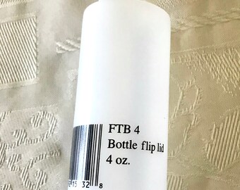 4 oz Empty Plastic Bottle - Flip Top Lid