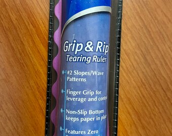  Westcott Grip and Rip Aluminum Tearing Ruler, Slopes