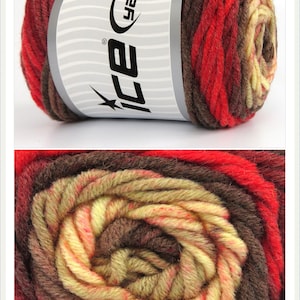 Wolle Superbulky Batik, Winterwolle, Basic, Superbulky,Kammzug, Kammzug,Self-striping,Acryl,100gr -85mt