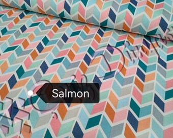 Waterproof Decorative duck fabric - ideal for all decorating projects - stain resistant - easy to clean Upholstery Fabric ,Panama, zigzag