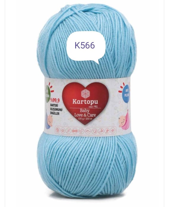 Fil à Tricoter Baby Love And Care Kartopu - 100g, Acrylique, Pelote Neuve