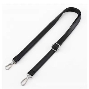Adjustable Leather Bag Strap – 138cm Replacement Shoulder Strap with Silver Tone Hardware – Crossbody Strap in 6 Colors