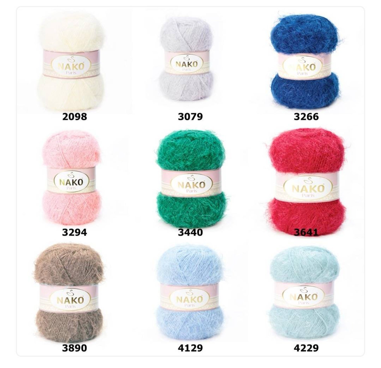 Nako Paris Yarn 100gr 245mt Knitting Yarn Crochet - Etsy