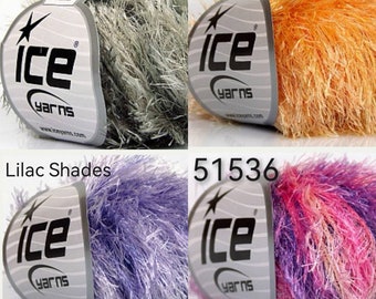 Colorful Eyelash Yarn / Ice Yarns Fun Fur 50 Gram /Faux Fur Yarn /soft Fur Yarn Chunky Fluffy Yarn / Chenille yarn