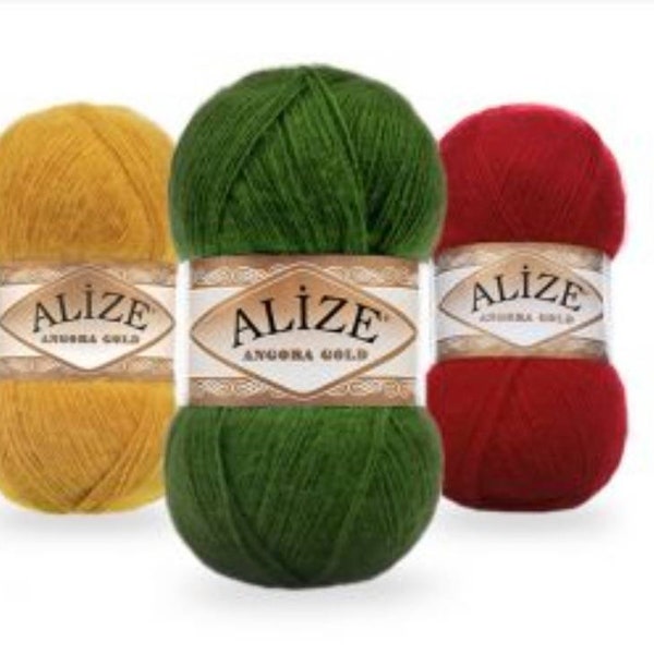 Alize Angora Gold - Hilo de lana - hilo suave - 100gr - 550 metros