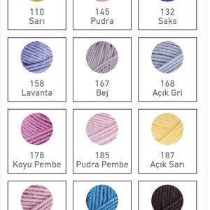 Bikinigarn - badgarn - Sommargarn /virkad kort garn /virkad garn /underlägg / Alize Diva garn, 100% akryl, 100 gram 350 meter bild 7