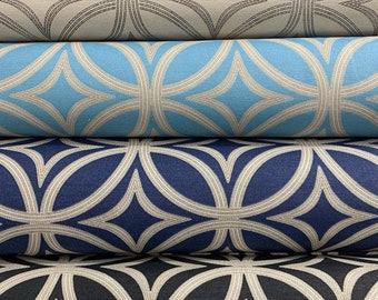 Tile Patterned Duck Fabric ,  Fund curtains, throw pillows, tablecloths, runners, cushions, seat covers, bags