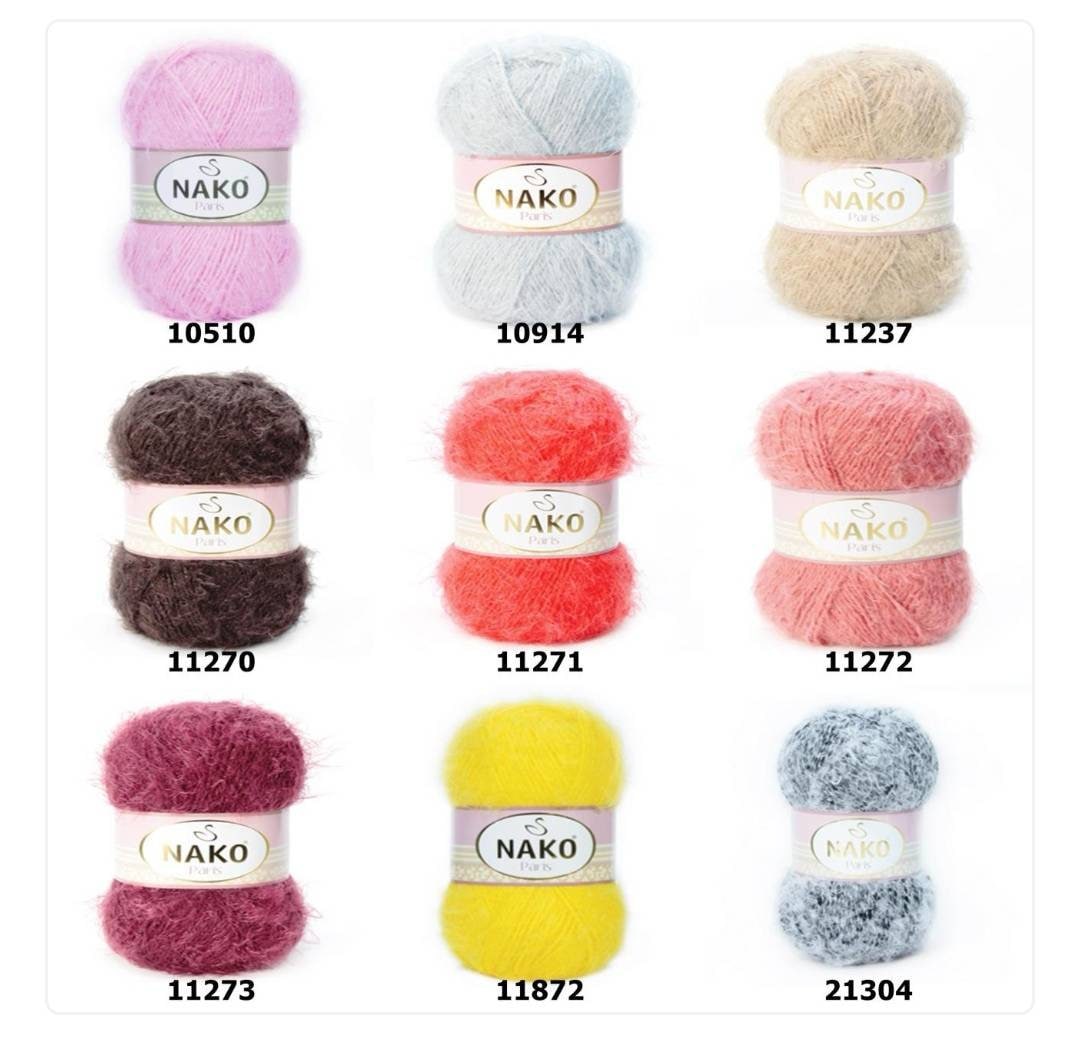 Nako Paris Yarn 100gr 245mt Knitting Yarn Crochet - Etsy