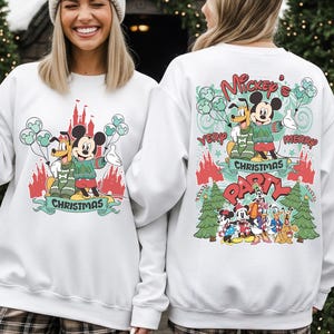 Mickeys Christmas Party Shirt, Mickey & Co Weihnachtsshirt, Weihnachten Matching Shirt, Weihnachtsfamilie Shirt, Disney Frohe Weihnachten Shirt