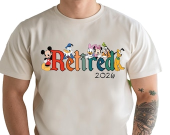 Disney im Ruhestand 2026 Shirt, Ruhestand 2026 Pullover, Micky und Freunde Ruhestand T-Shirt, Disney Ruhestand Sweatshirt, Geschenk für Lehrer im Ruhestand