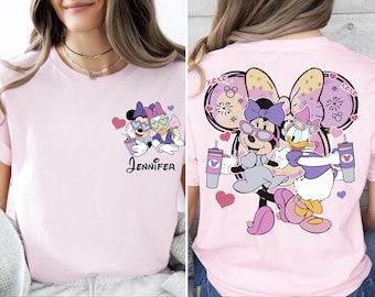 Minnie und Daisy Shirt, Disneyland Best Friends T-Shirt, BTW Besties Reise 2026 T-Shirt, Disney Mädchen Sweatshirt, Magic Kingdom Pullover, Beste Freunde T-Shirt