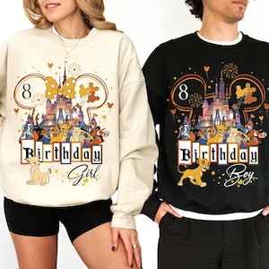 Lion King Birthday Shirt, Disney Simba Birthday Boy T-Shirt, Disney Nala Birthday Girl Shirt, Lion King Birthday Party Shirt, Magic Kingdom