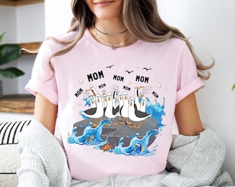 Finding Nemo Seagull Shirt, Seagull Mom Mom Mom Sweatshirt, Nemo Family Vacay Sweater, Mother's Day T-Shirt, Disney Family Matching Tee