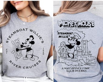 Steamboat Willie's River Cruises Shirt, Mickey Cartoon Opening Tee, Disney Cruise Sweatshirt, Disney Adventure T-Shirt, Mickey Cruise Shirt
