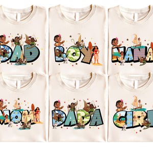 Disney Moana Family Shirt, Moana Mom Dad Sweatshirt, Disney Moana Maui T-Shirt, Hei Hei Shirt, Disneyland Trip Tee, Princess Moana Sweater
