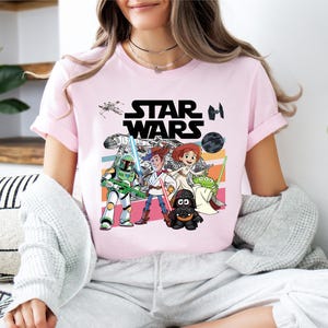 Star Wars Toy Story Shirt, Woody And Friends T-Shirt, Disney Star Wars Sweatshirt, Galaxy's Edge Woody Sweater, Pixar Toy Story T-Shirt