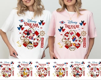 Camiseta de Mickey&Co Cruise, camiseta de Disney Cruise Line, camiseta de viaje en crucero de WDW, camiseta familiar a juego de Disney, camiseta Disney Fantasy Treasure
