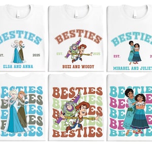 Disney Bestes Shirt, Disney Besties Trip Sweatshirt, Magic Kingdom Tee, Disney Frozen Shirt, Pixar Toy Story Tee, WDW Girls Trip Shirt