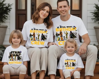 Star Wars Birthday Crew Shirt, Star Wars Its My Birthday Shirt, Family Matching Tee, Galaxy's Edge Shirt, Star Wars Birthday Boy Girl Shirt