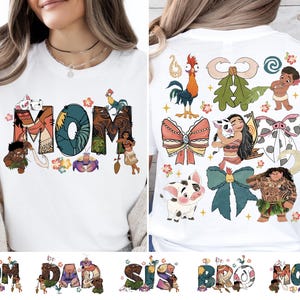 Disney Moana Family T-Shirt, Moana Mom Dad Sweatshirt, Disney Moana Maui T-Shirt, Hei Hei Shirt, Disneyland Trip Tee, Princess Moana Sweater