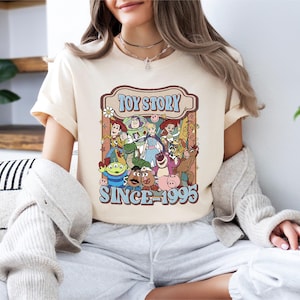 Toy Story seit 1995 T-shirt, Vintage Toy Story Shirt, Pixar Toy Story Shirt, Disney Woody T-Shirt. BTW Familien Reise T-Shirt, Toy Story Freunde Shirt