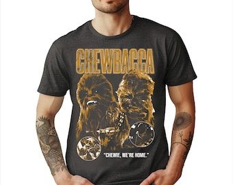 Star Wars Chewbacca-tröja, Galaxy's Edge-t-shirt, Star Wars-luvtröja, retro Star Wars-tröja, Chewbacca-tröja, Star Wars-dagströja