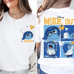 Disney Inside Out Sadness T-Shirt, Inside Out Sadness Tee, Disney Pixar Fest Shirt, All The Feels Sweatshirt, Disney Sadness Emotion Sweater