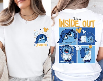 Disney Inside Out Sadness T-Shirt, Inside Out Sadness Tee, Disney Pixar Fest Shirt, All The Feels Sweatshirt, Disney Sadness Emotion Sweater