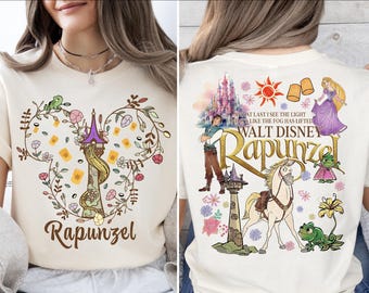 Camiseta de Rapunzel Enredados, suéter de princesa Disney, sudadera de la película Enredados, camiseta de Flynn Rider y Rapunzel, camiseta de la princesa Rapunzel