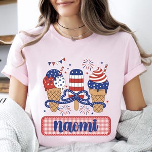 4th Of July Ice Cream Shirt, Patriotic Popsicle Sweatshirt, Patriotic Sweater, 4th Of July T-Shirt, Memorial Day Shirt, Independence Day Tee