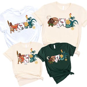 Moana Mom Dad Sweatshirt, Disney Moana Family T-Shirt, Disney Moana Maui T-Shirt, Hei Hei Shirt, Disneyland Trip Tee, Princess Moana Sweater