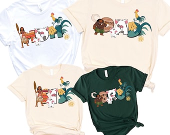 Moana Mom Dad Sweatshirt, Disney Moana Family T-Shirt, Disney Moana Maui T-Shirt, Hei Hei Shirt, Disneyland Trip Tee, Princess Moana Sweater