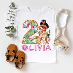 Disney Moana Birthday Shirt, Family Birthday Matching Tee, Moana Birthday Girl T-Shirt, WDW Birthday Trip Sweater, Disney Moana Sweatshirt