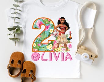 Disney Moana Birthday Shirt, Family Birthday Matching Tee, Moana Birthday Girl T-Shirt, WDW Birthday Trip Sweater, Disney Moana Sweatshirt