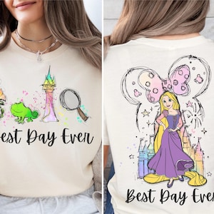 Rapunzel Best Day Ever Shirt, Disney Princess Sweater, Disney Castle T-Shirt, WDW Trip Sweatshirt, Tangled Rapunzel Tee, Girls Trip Sweater