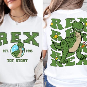 Toy Story Rex Shirt, Pixar Dinosaur Rex T-Shirt, Rex Est. 1995 Tee, Disney Toy Story Land Sweater, Magic Kingdom Shirt, Disneyland Trip Tee