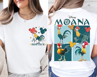 Disney Moana Hei Hei Shirt, Disney Moana Movie Sweater, Hei Hei Family Matching T-Shirt, Princess Moana Sweatshirt, Disney Friends Vacay Tee