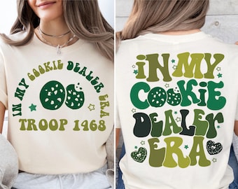 In My Cookie Dealer Era Shirt, Scout Troop Sweater, Scout Team Sweatshirt, Scouts T-Shirt, Camping Girl Sweater, Girls Trip Sweatshirt