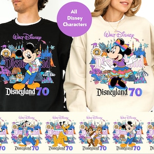 Disneyland 70th Anniversary Shirt, Disneyland Resort T-shirt