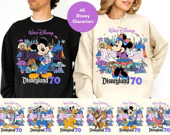 Disneyland 70th Anniversary Shirt, Disneyland Resort T-shirt, WDW