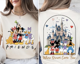 Camiseta de Mickey y sus amigos, suéter de Disney Friends, camiseta de Disney Mickey&Co, sudadera de Magic Kingdom, suéter de Disney World, camiseta de Disneyland