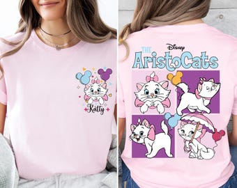 Aristocats Marie T-Shirt, Disney The Aristocats Shirt, Disney Katzen Sweatshirt, Animal Kingdom Pullover, Disney Cat Lover Shirt, Disney Geschenk