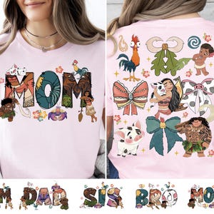 Disney Moana Family T-Shirt, Moana Mom Dad Sweatshirt, Disney Moana Maui T-Shirt, Hei Hei Shirt, Disneyland Trip Tee, Princess Moana Sweater